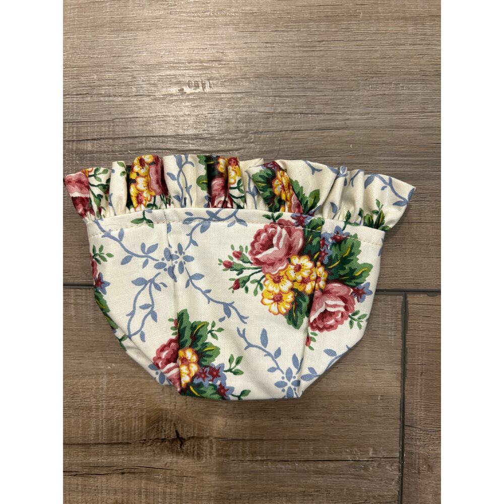 Longaberger CHIVES Basket Liner MOTHERS DAY‎ FLORAL Fabric